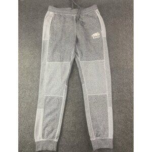 Roots Men Cotton Blend Drawstring Sweatpants Size M Gray